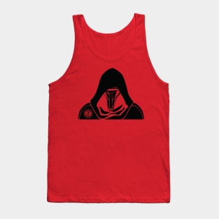 Black Darth Revan Peekaboo in Black Tank Top